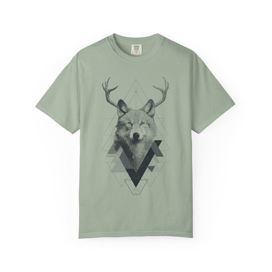 Geo Wolf Mens WUNDERLAND Vibes Short Sleeve Tee