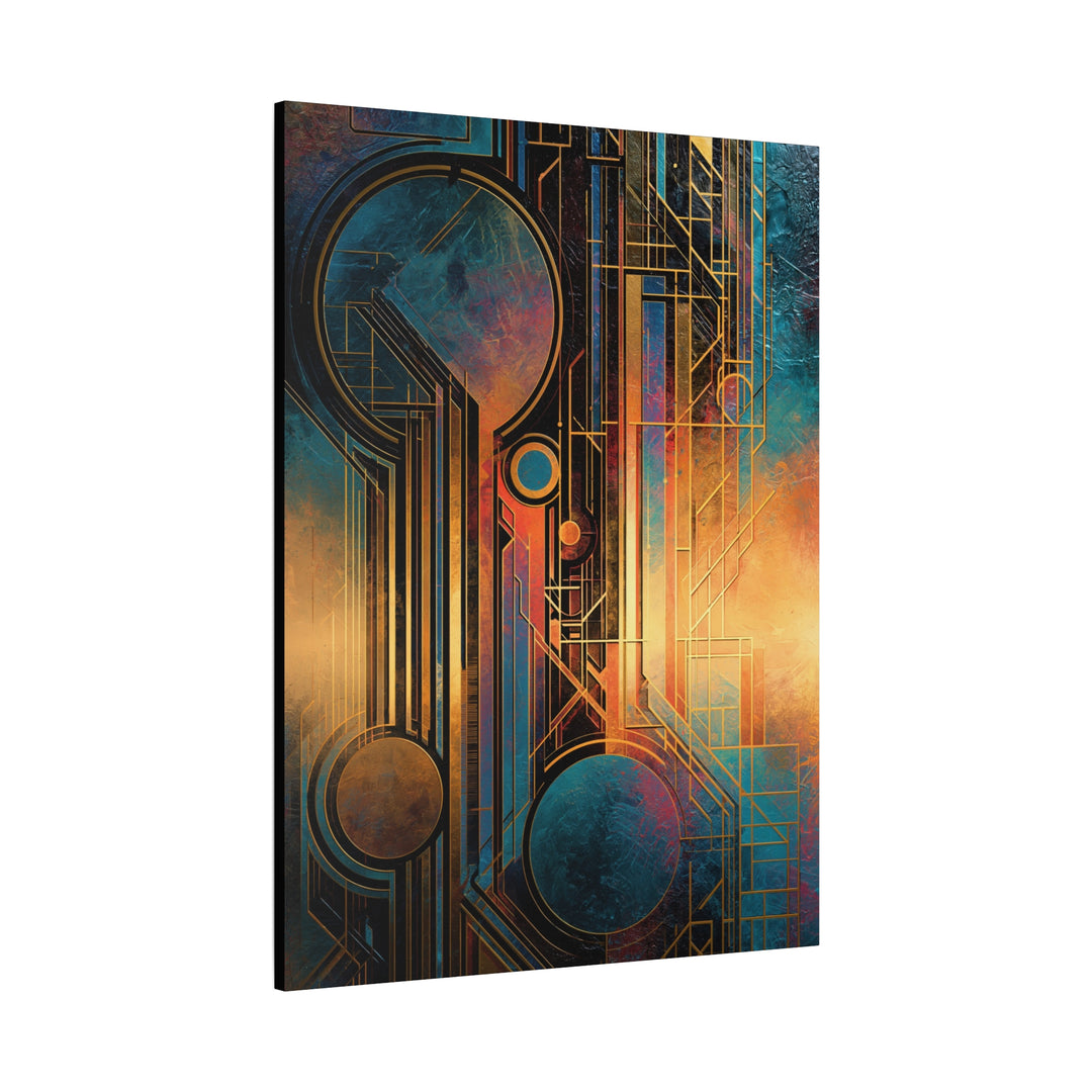 Geometrical Abstractions No.1 Canvas Wall Art