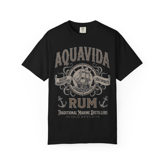 SEA SPIRITS RUM Mens AQUA VIDA Short Sleeve Tee