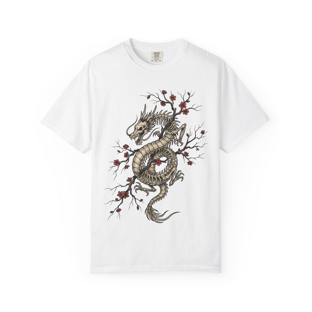 Beast And Blossoms Dragon Tattoo Menss ATOMYK Short Sleeve Tee