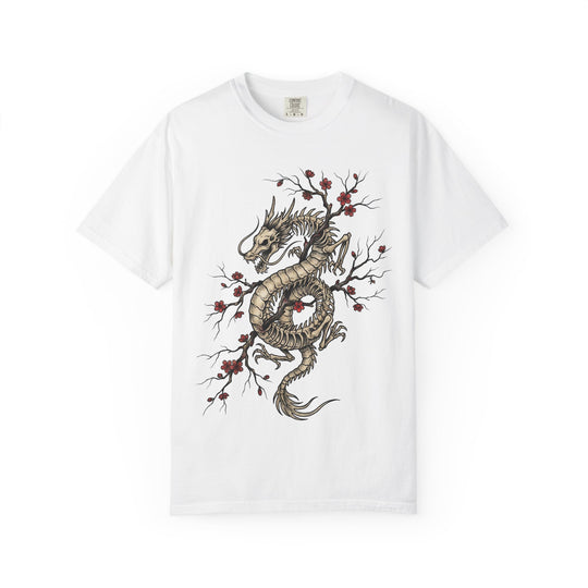 Beast And Blossoms Dragon Tattoo Menss ATOMYK Short Sleeve Tee