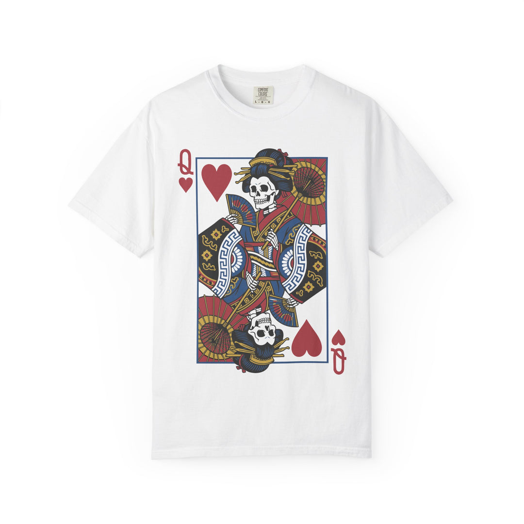 Geisha Queen Of Hearts Mens ATOMYK Short Sleeve Tee