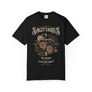 Sagittarius Womens L'Atomique Relaxed Fit Comfort Colors Graphic Tee