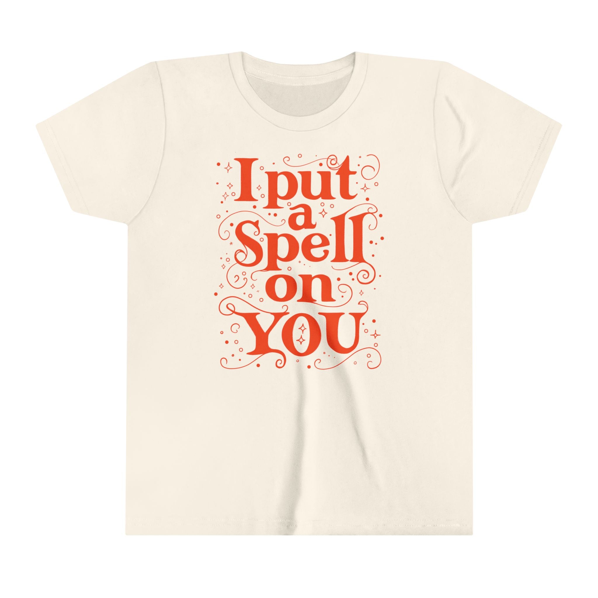 I Put A Spell On You Girls Halloween Short Sleeve Tee