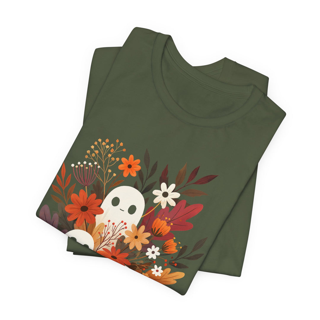 Autumn Ghosts Cute Fall Floral Women&