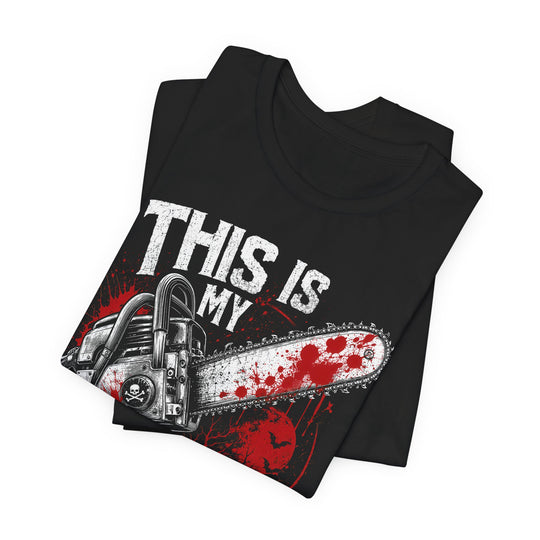 This is My Emotional Support Chainsaw Funny Men&