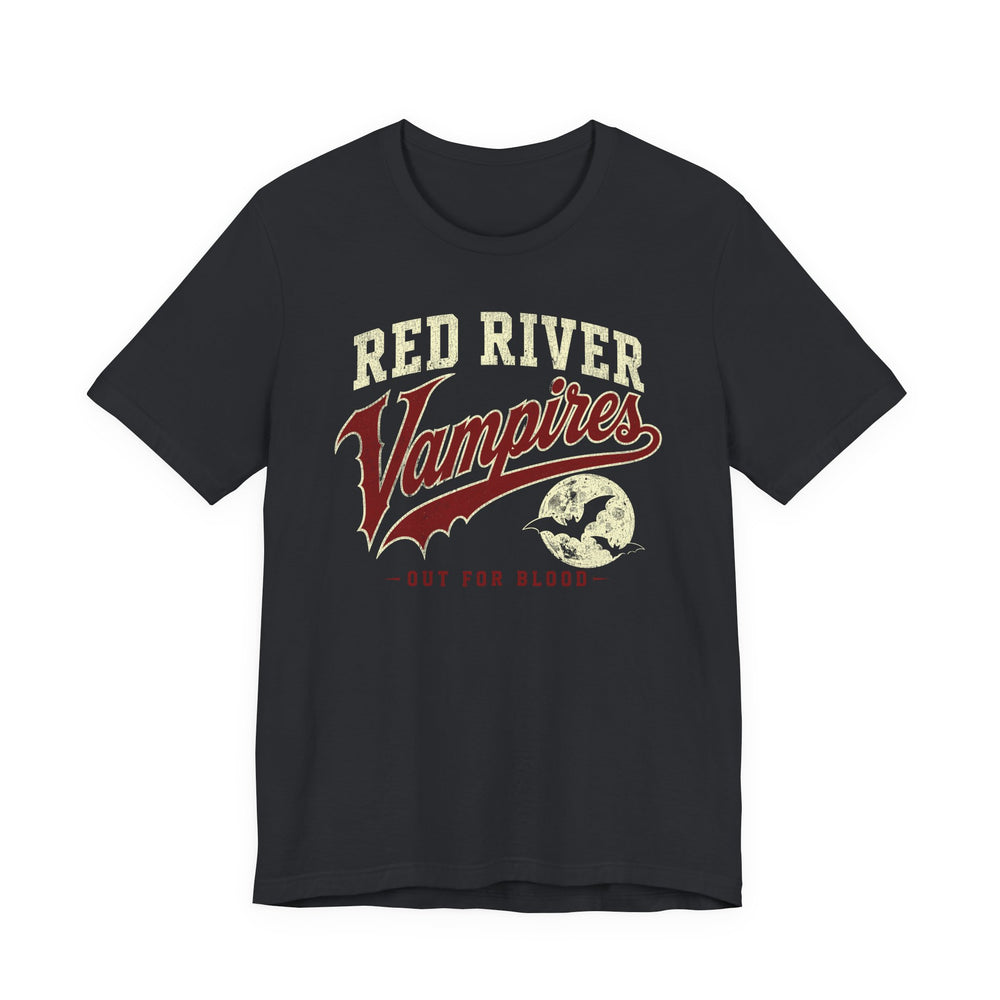 Red River Vampires Vintage Sports Style Men's Halloween Classic Fit Tee