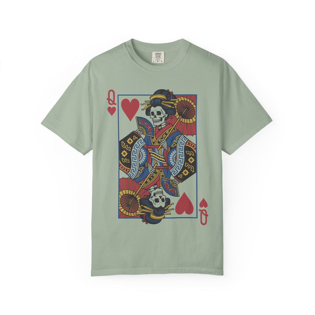Geisha Queen Of Hearts Mens ATOMYK Short Sleeve Tee