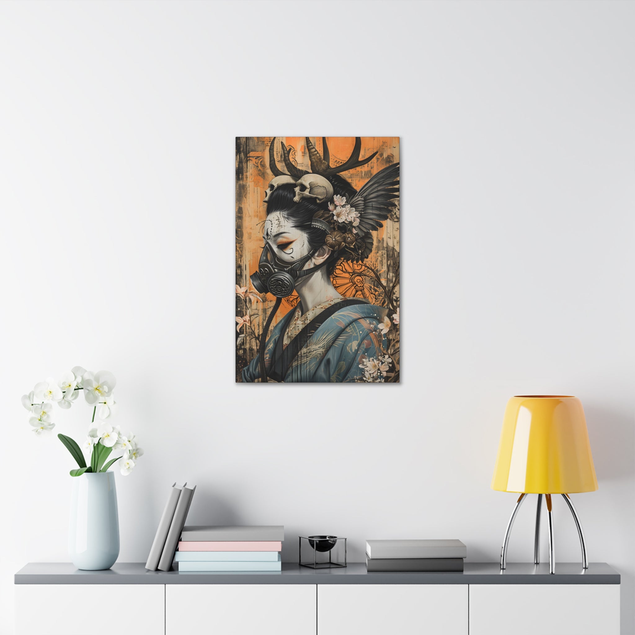 A Shy Kiss Canvas Print