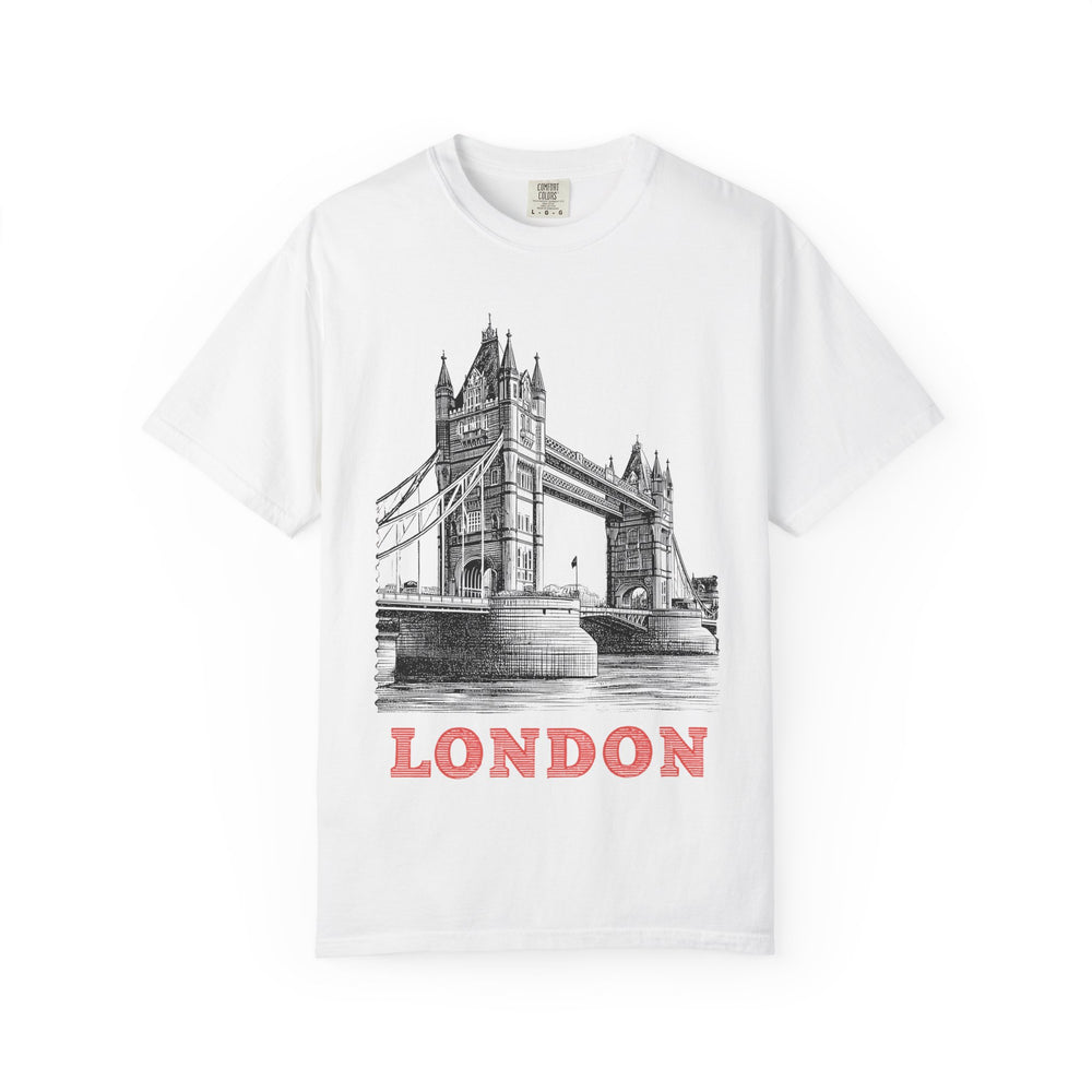 LONDON TOWER BRIDGE VINTAGE Mens WUNDERLAND Destination Short Sleeve Tee