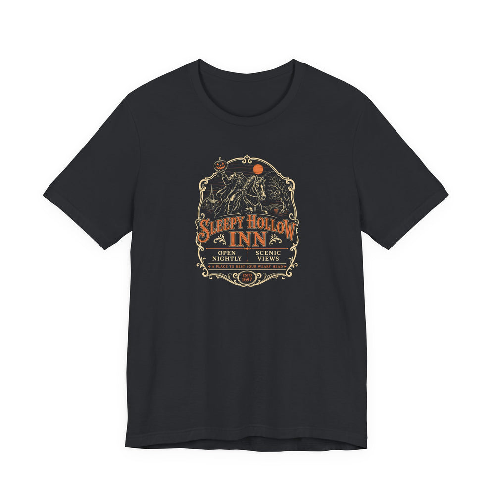 Sleepy Hollow Inn Headless Horseman Women's Halloween Classic Fit Tee