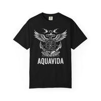 Follow The Horizon Winged Anchor Mens AQUA VIDA Short Sleeve Tee