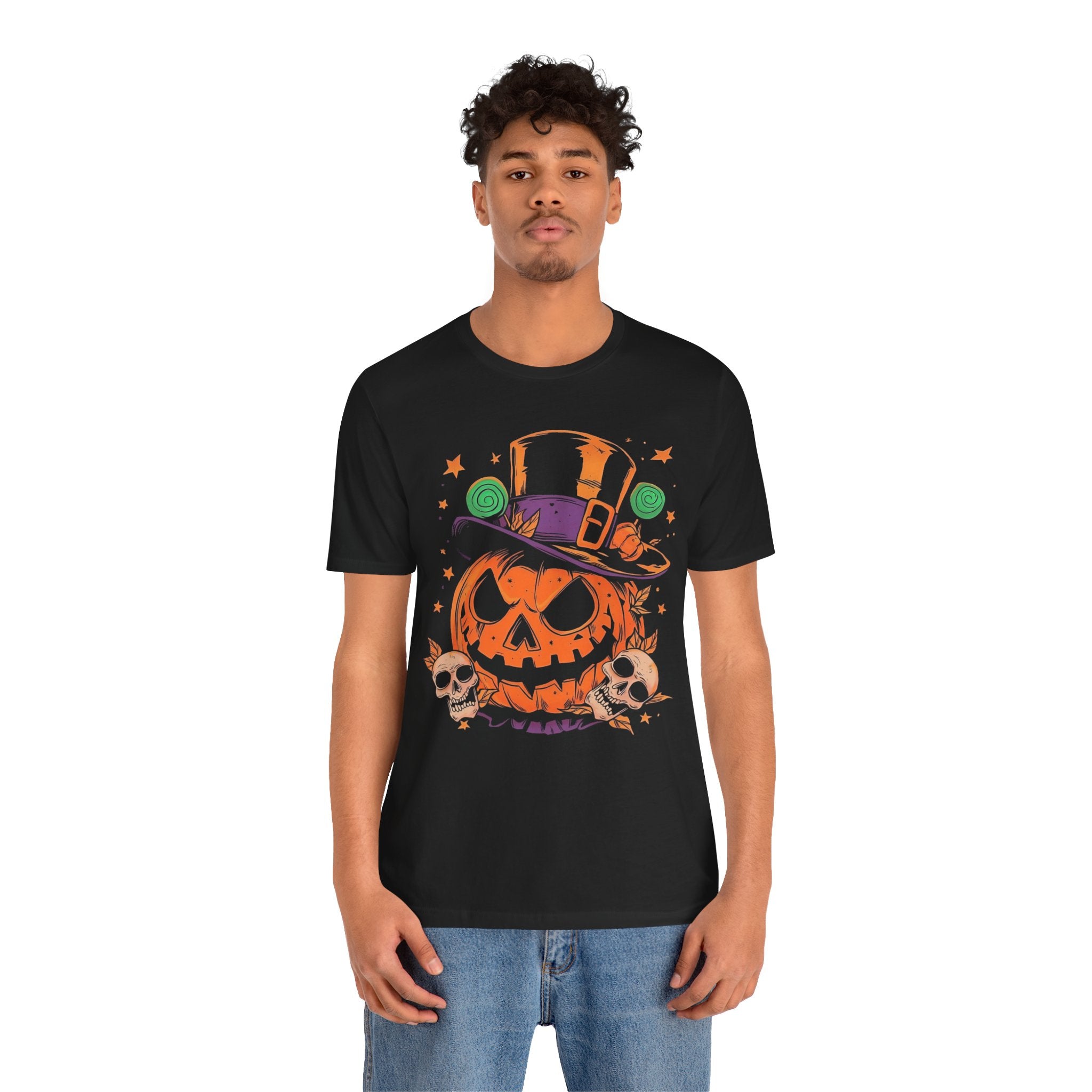 Swagger Jack O Lantern Mens Halloween Booteek Jersey Short Sleeve Tee