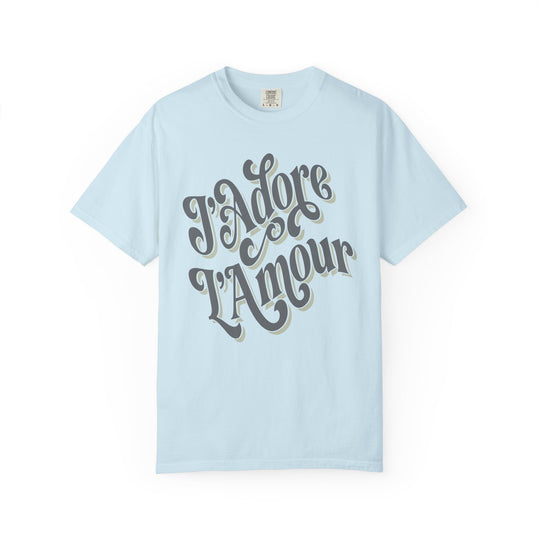 J'Adore L'Amour Womens L'Atomique Relaxed Fit Comfort Colors Graphic Tee