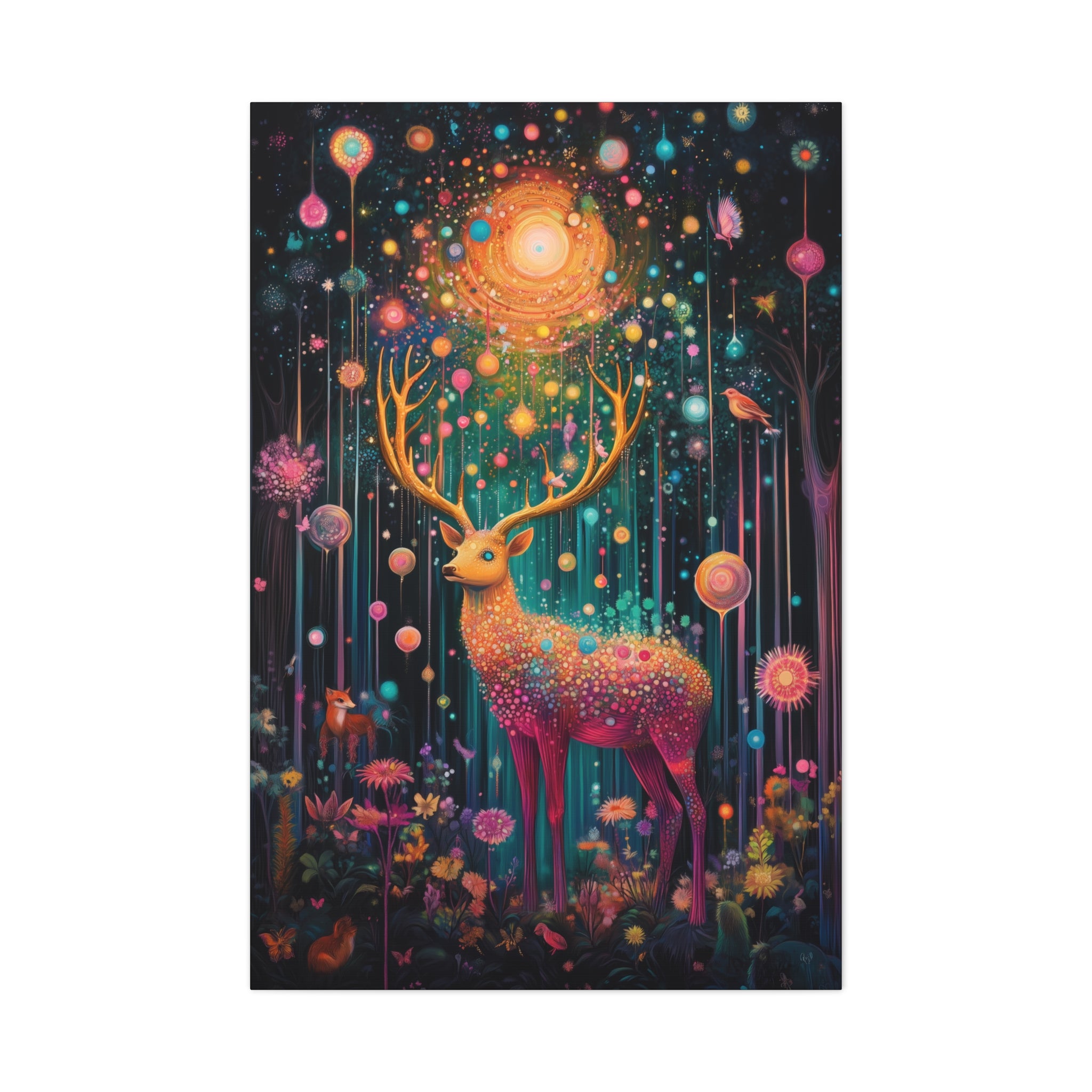 Luminous Woodlands Canvas Print