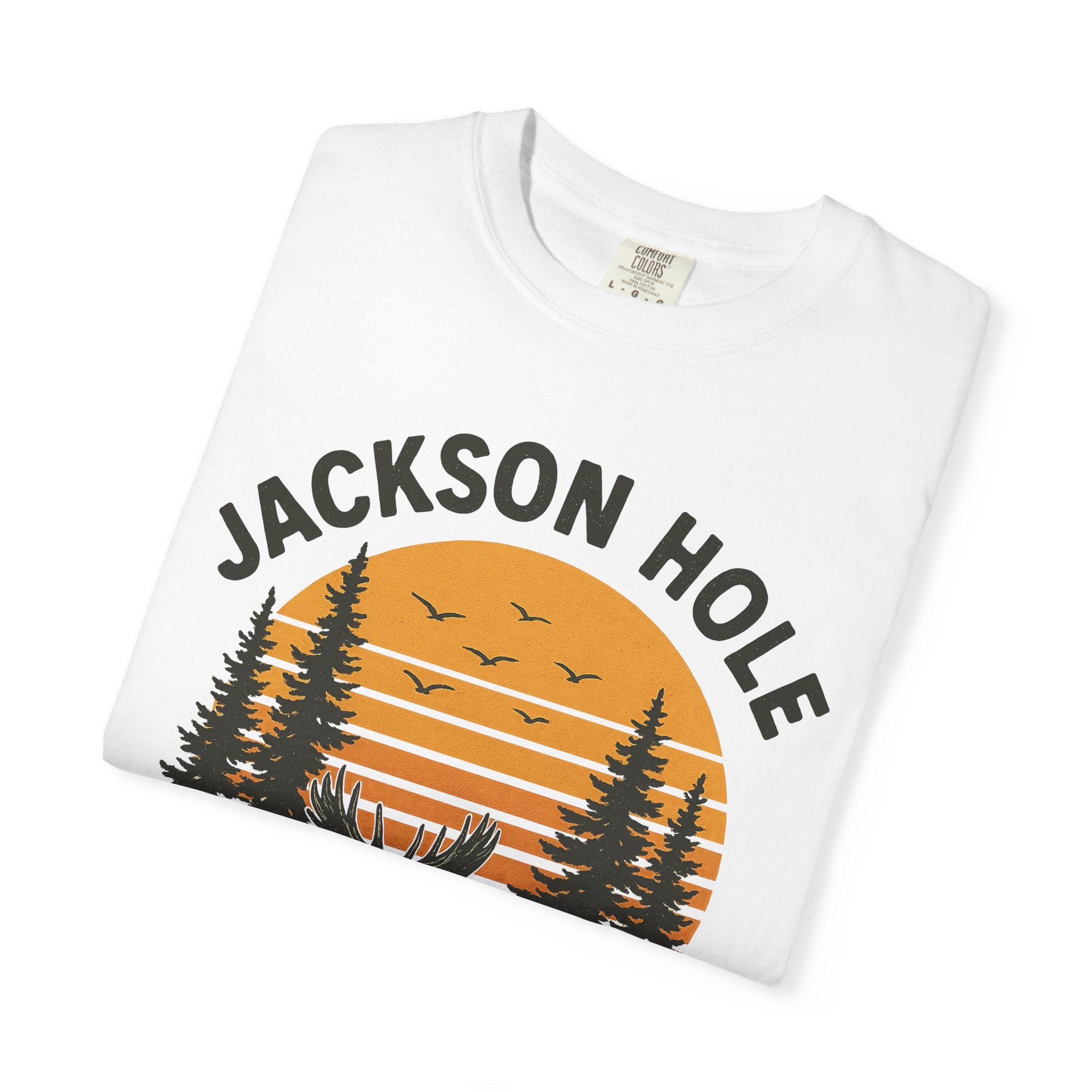 JACKSON HOLE WYOMING DEERS Mens WUNDERLAND Short Sleeve Tee