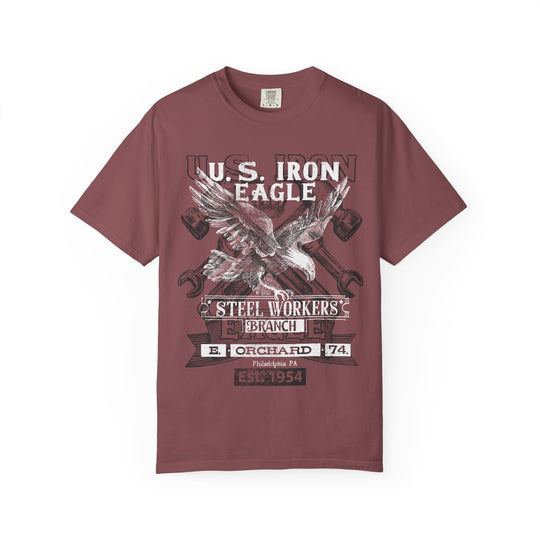 U.S. IRON EAGLE STEEL WORKERS Mens WUNDERLAND Short Sleeve Tee