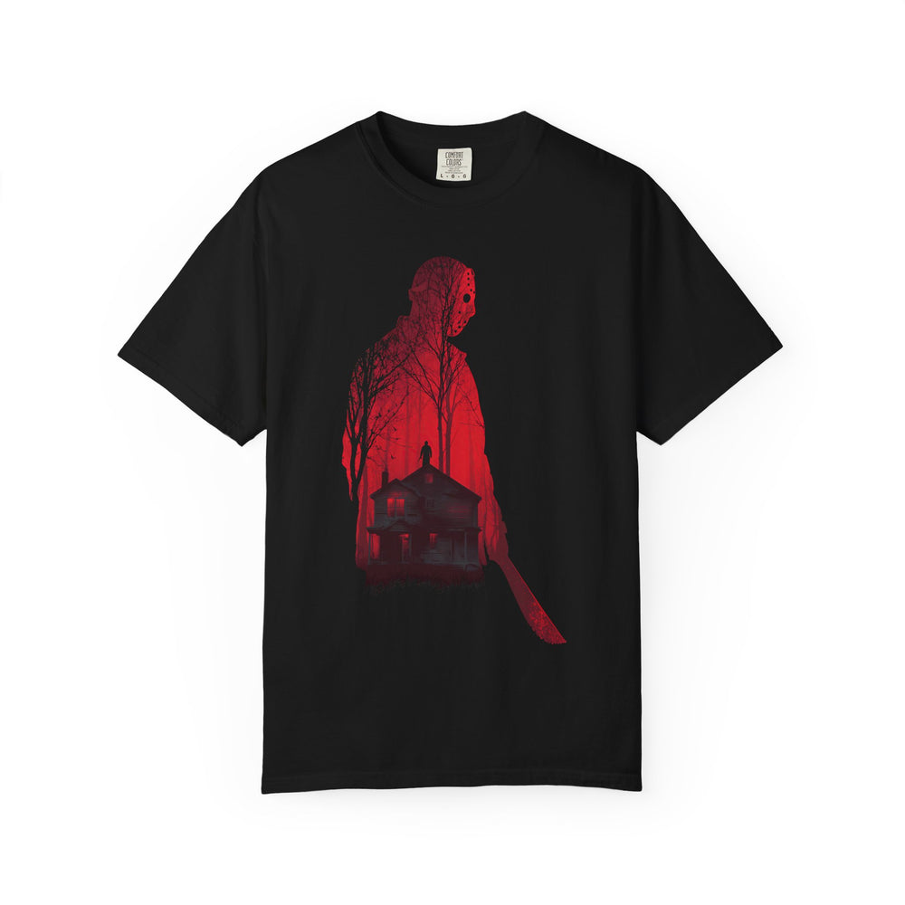 Cabin Fever Mens WUNDERLAND Backyard Dept Halloween Booteek Short Sleeve Tee