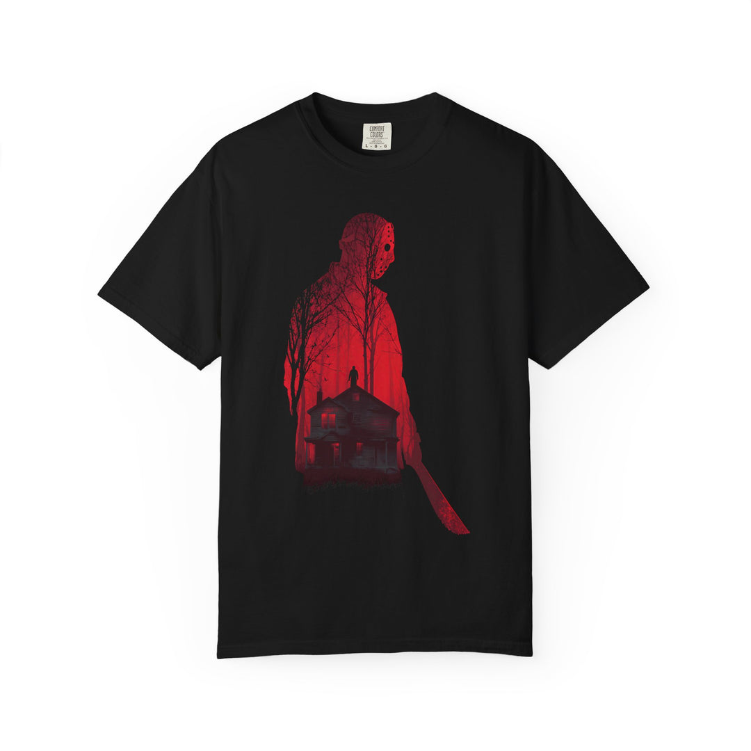 Cabin Fever Mens WUNDERLAND Backyard Dept Halloween Booteek Short Sleeve Tee