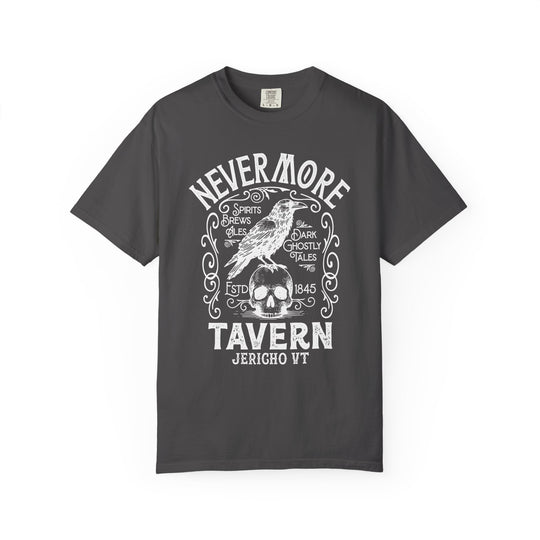 Nevermore Tavern Mens WUNDERLAND Backyard Dept Halloween Booteek Short Sleeve Tee