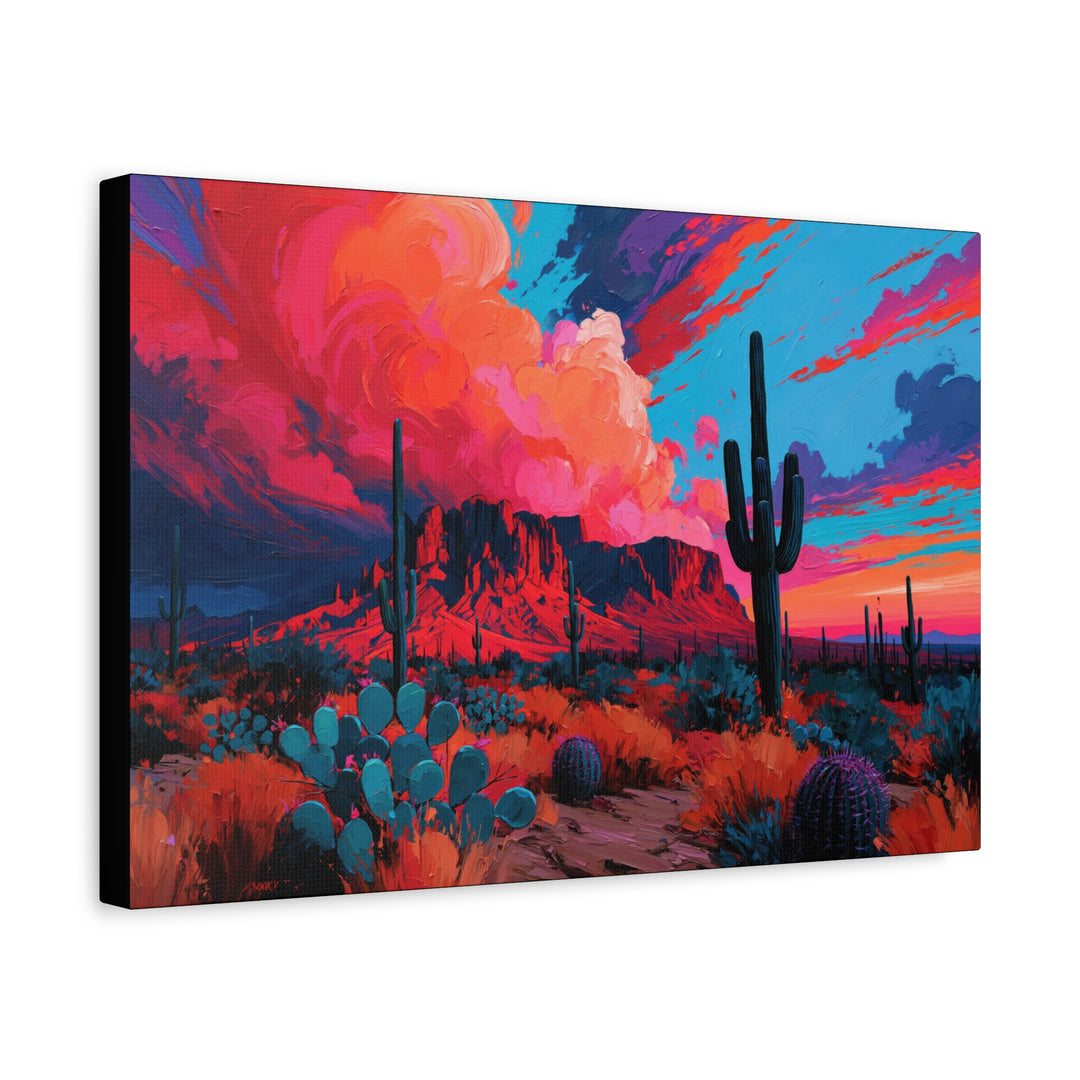 Sunrise Desert Skies Canvas Wall Art