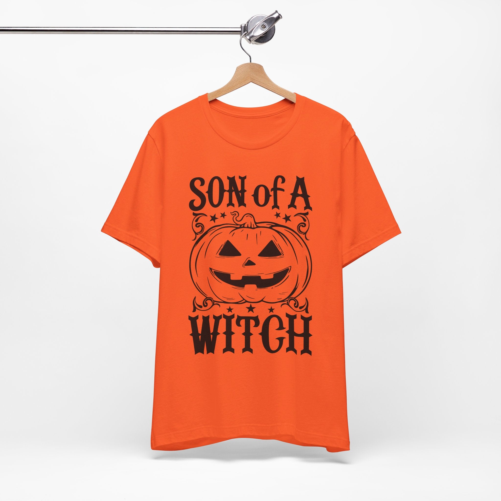 Son Of A Witch Dark Mens Halloween Booteek Jersey Short Sleeve Tee