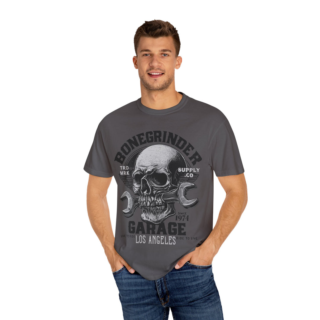 BONEGRINDER GARAGE Mens WUNDERLAND Short Sleeve Tee