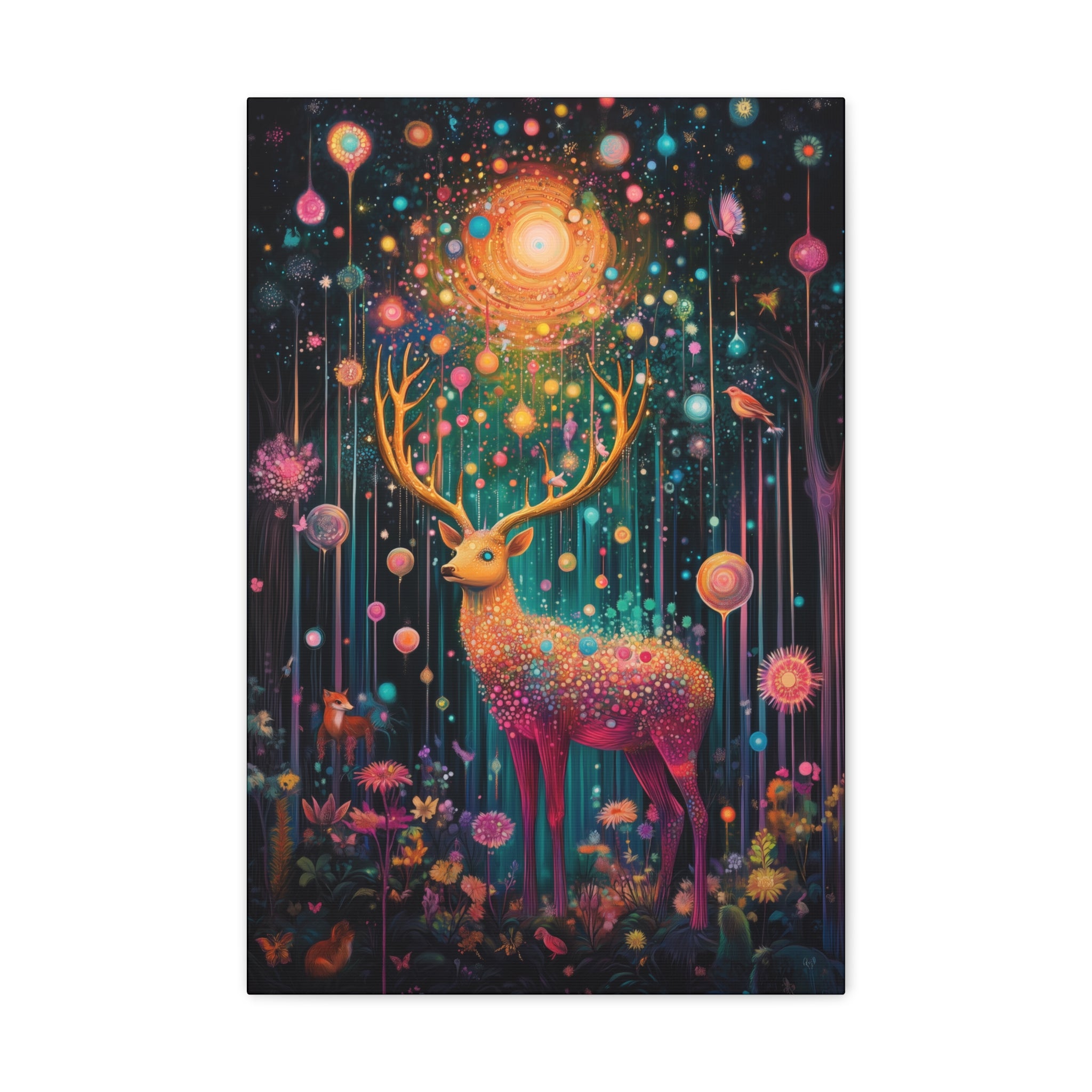 Luminous Woodlands Canvas Print