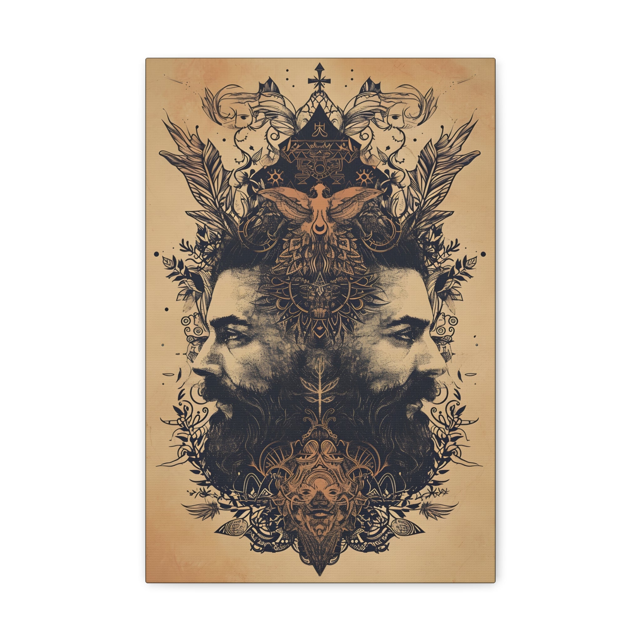 Dualing Duality Canvas Print