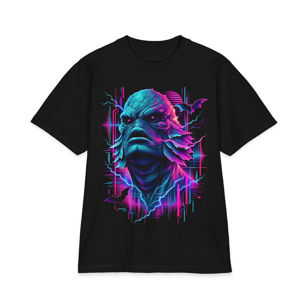 The Creature Retro Vaperwave Men’s Heavyweight Boxy Fit Halloween Tee