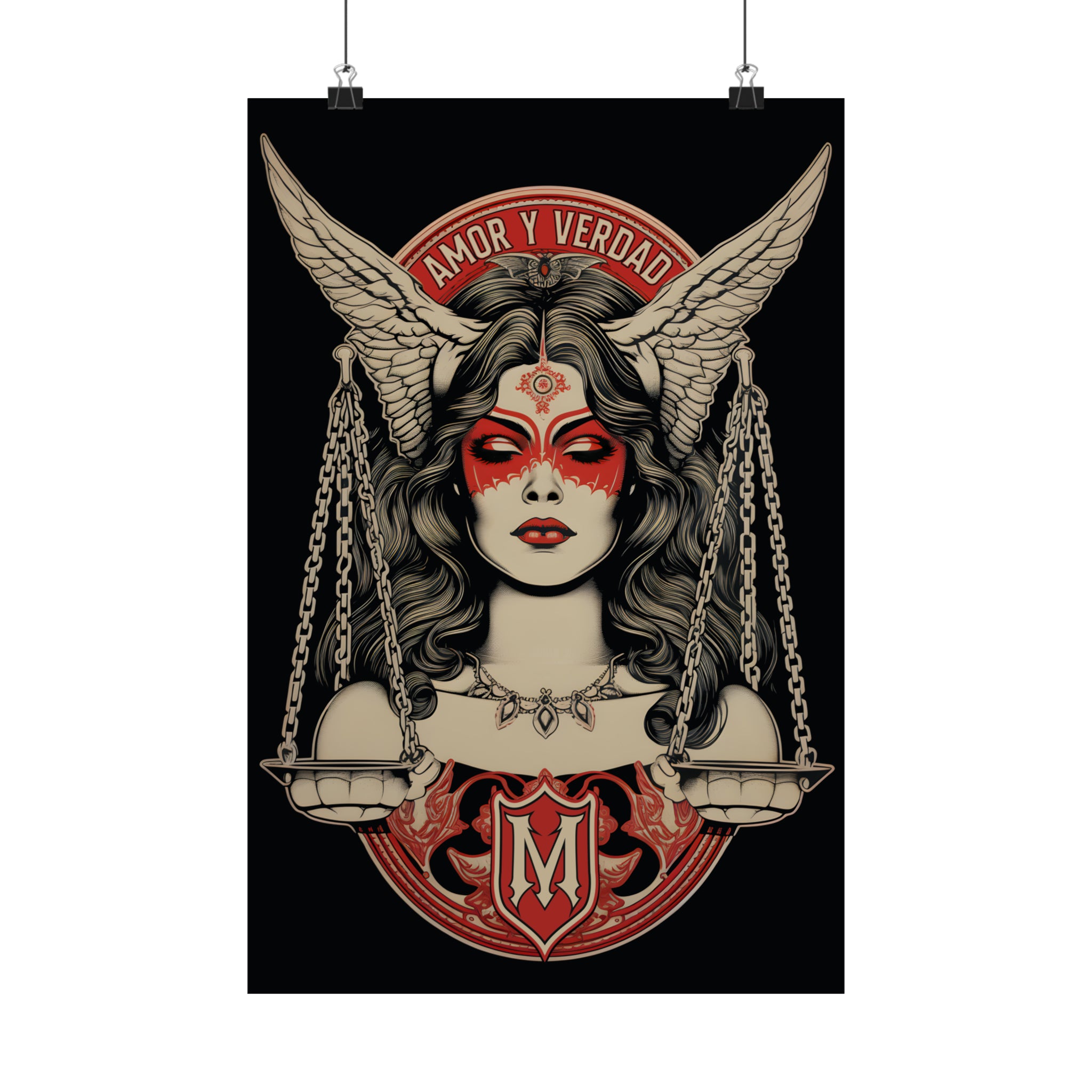 Muerte Amore Y Verdad Premium Matte Vertical Poster