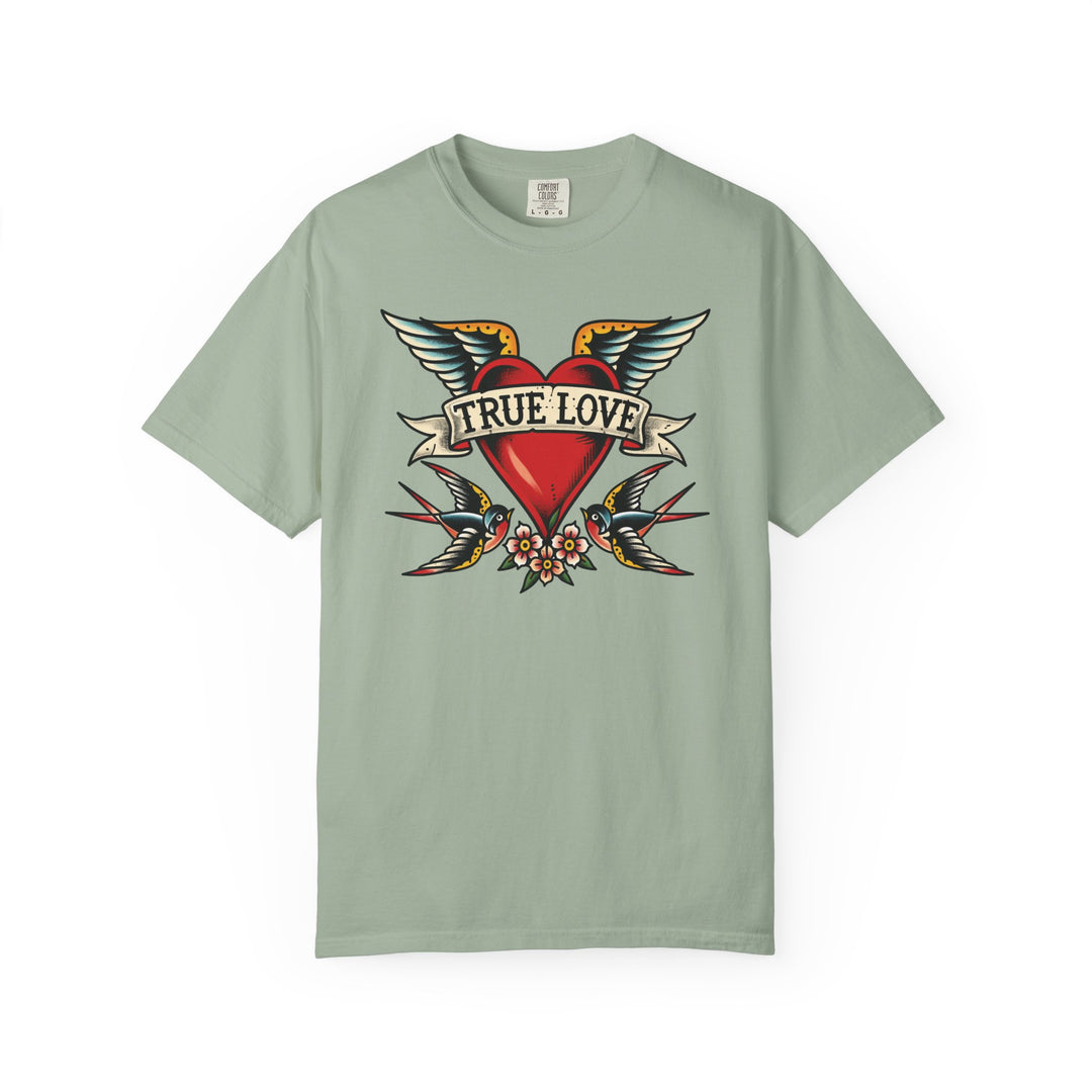 True Love Heart Tattoo Womens L&