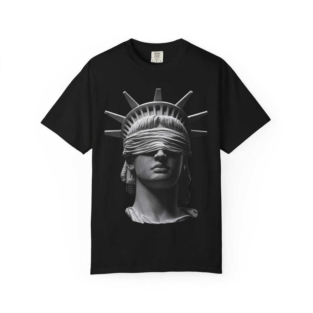Liberty Blindfolded Mens ATOMYK Short Sleeve Tee