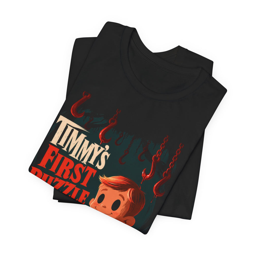 Timmy’s First Puzzle Box Retro Horror Men's Halloween Classic Fit Tee