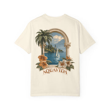 Portal To Paradise Mens AQUA VIDA Short Sleeve Tee