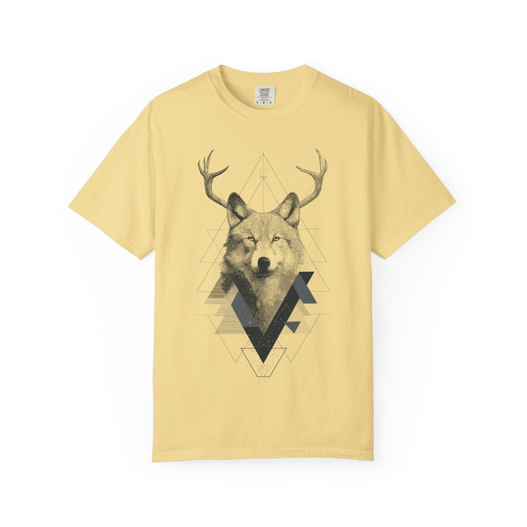 Geo Wolf Mens WUNDERLAND Vibes Short Sleeve Tee