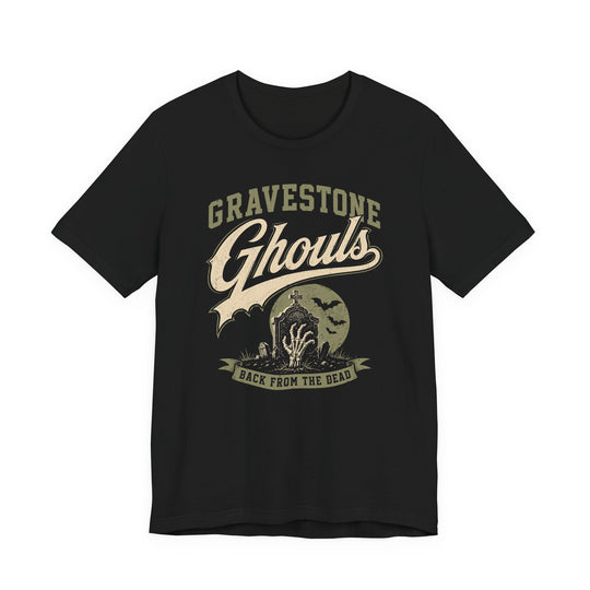 Gravestone Ghouls Vintage Sports Style Men&
