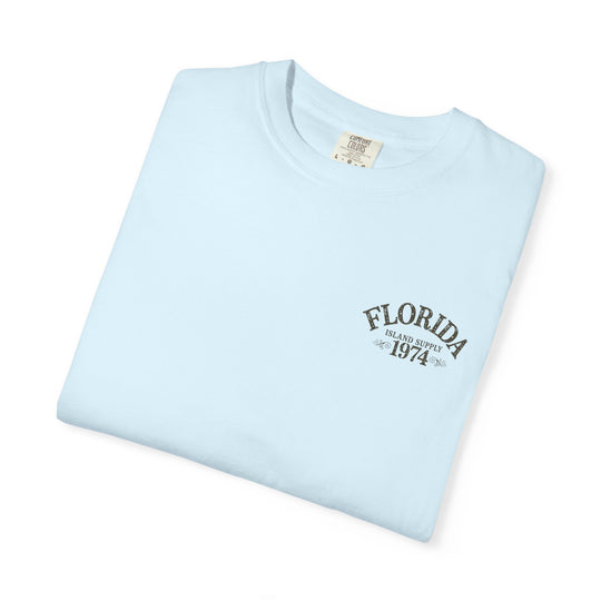 Florida Parrot T-Shirt Tropical Island Supply 1974 Mens AQUAVIDA Short Sleeve Tee