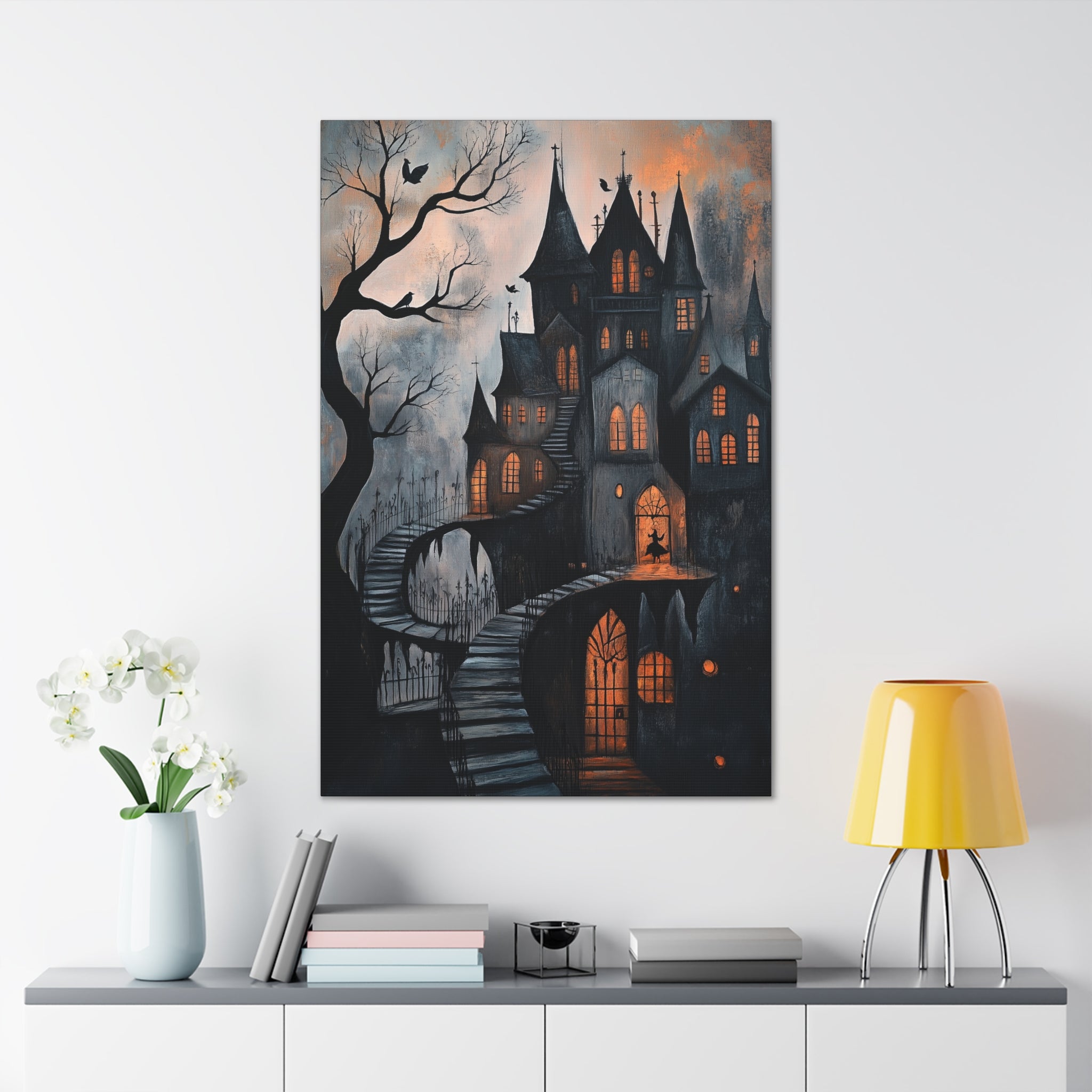 Shadow Town Canvas Print