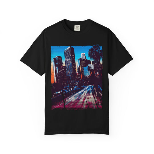 L.A. TIMELAPSE Mens WUNDERLAND Vibes Short Sleeve Tee