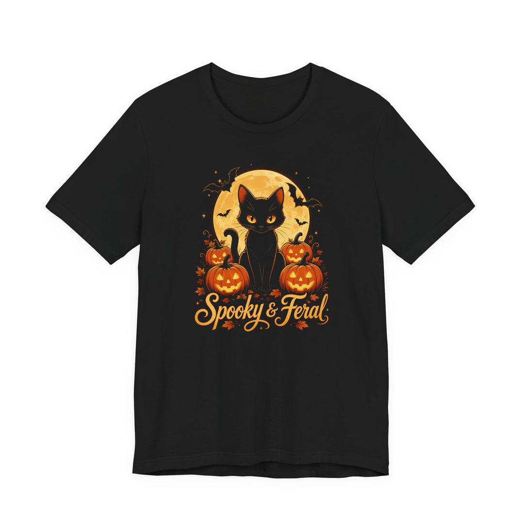 Spooky &amp; Feral Black Cat &amp;n Pumpkins Women&