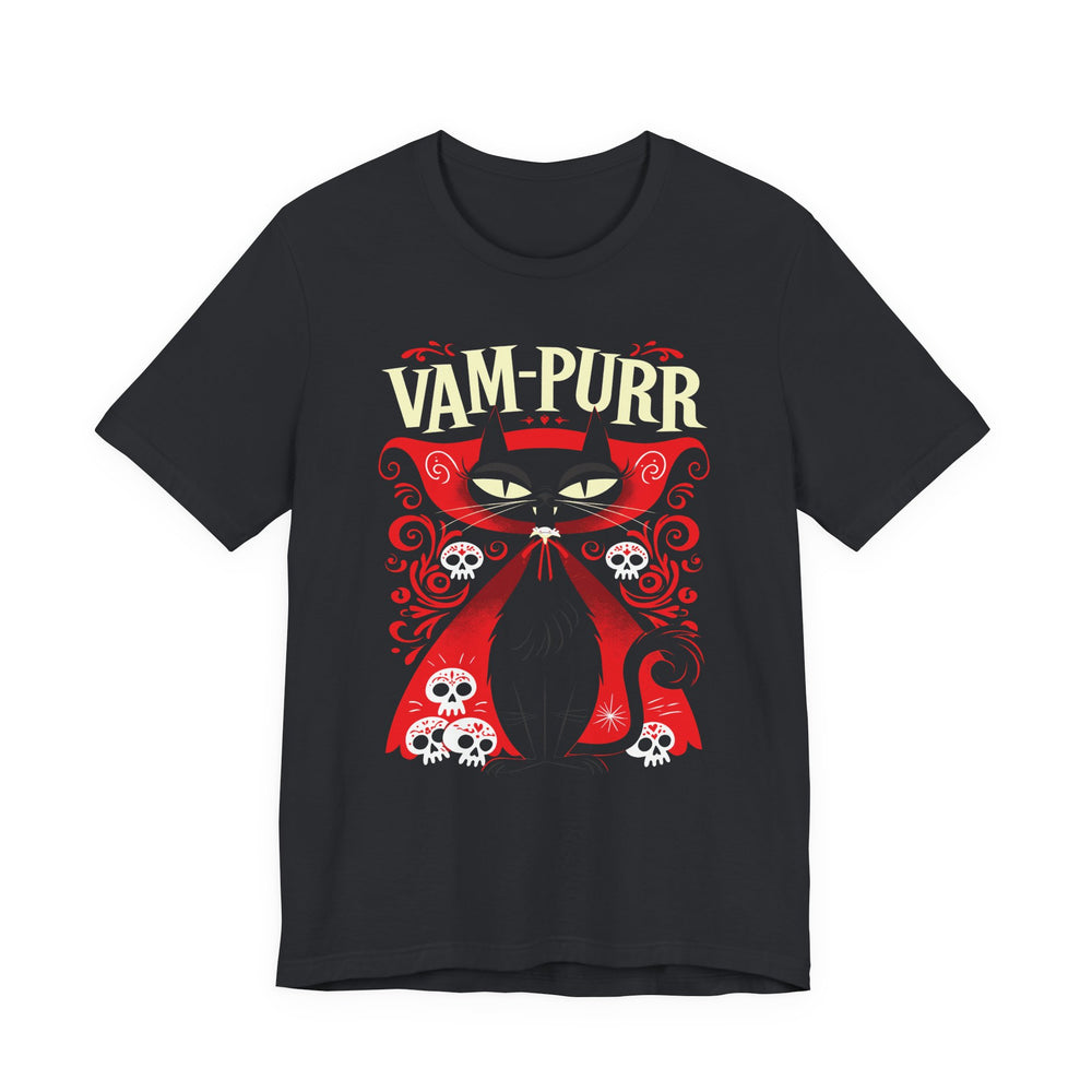 Vam-Purr Vampire Kitty Women's Halloween Classic Fit Tee