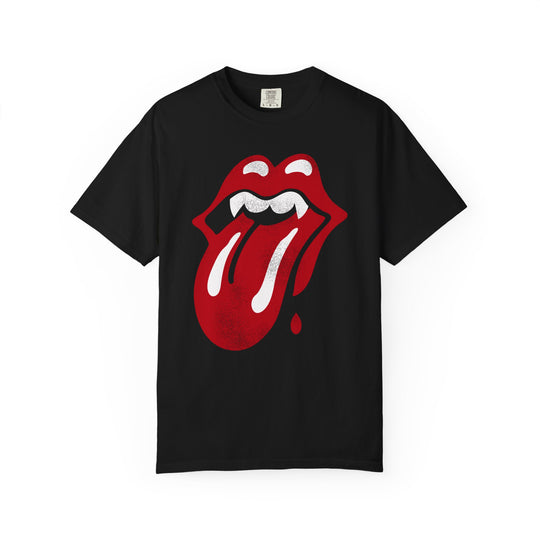 Vamp Lips Womens WUNDERLAND Backyard Dept Halloween Booteek Short Sleeve Tee
