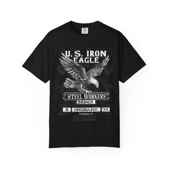 U.S. IRON EAGLE STEEL WORKERS Mens WUNDERLAND Short Sleeve Tee