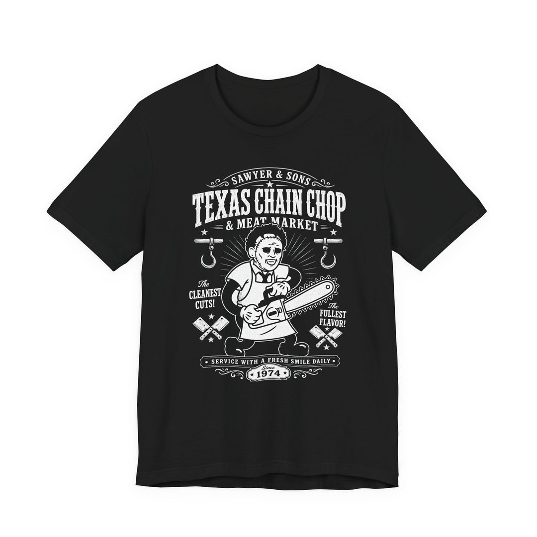 Texas Chain Chop Meat Market Chainsaw Butcher Men&
