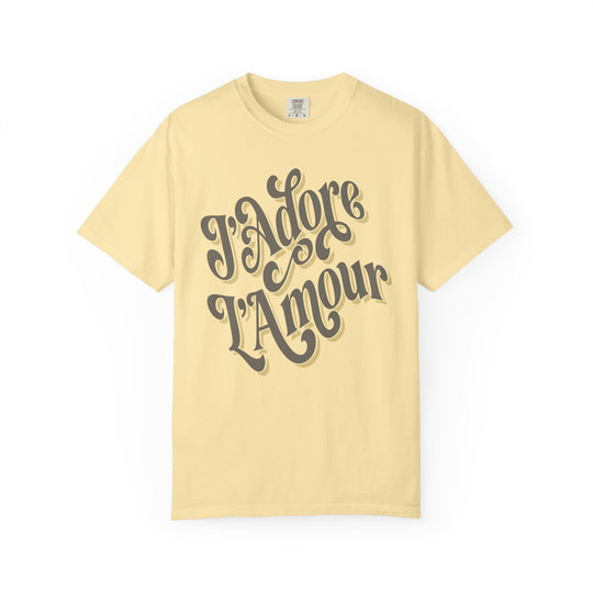 J'Adore L'Amour Womens L'Atomique Relaxed Fit Comfort Colors Graphic Tee