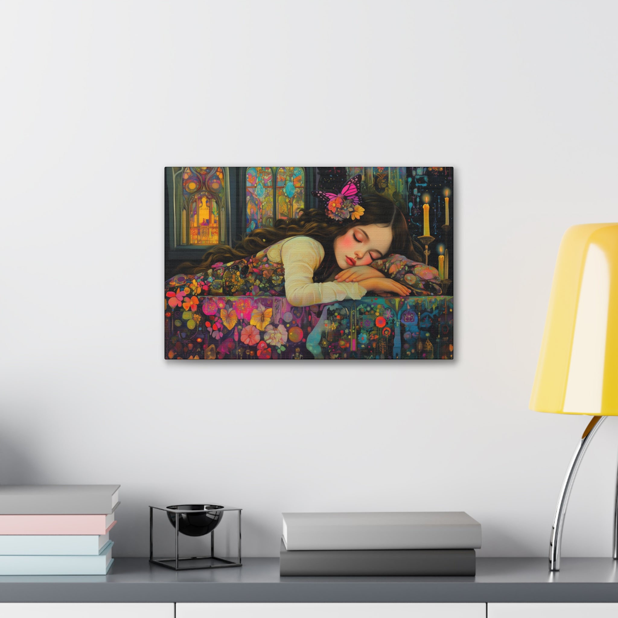 A Dream In Her Sleep Canvas Print