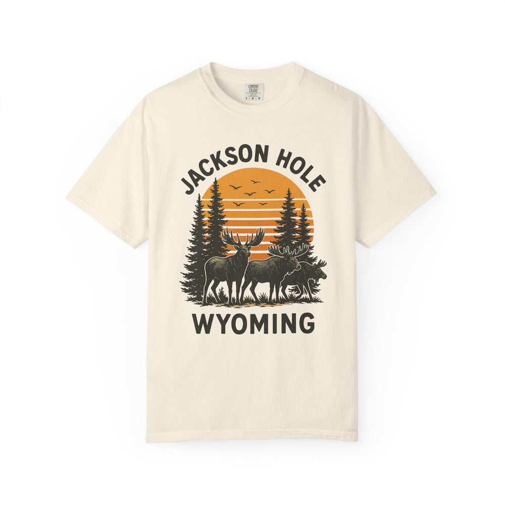 JACKSON HOLE WYOMING DEERS Mens WUNDERLAND Heritage Short Sleeve Tee