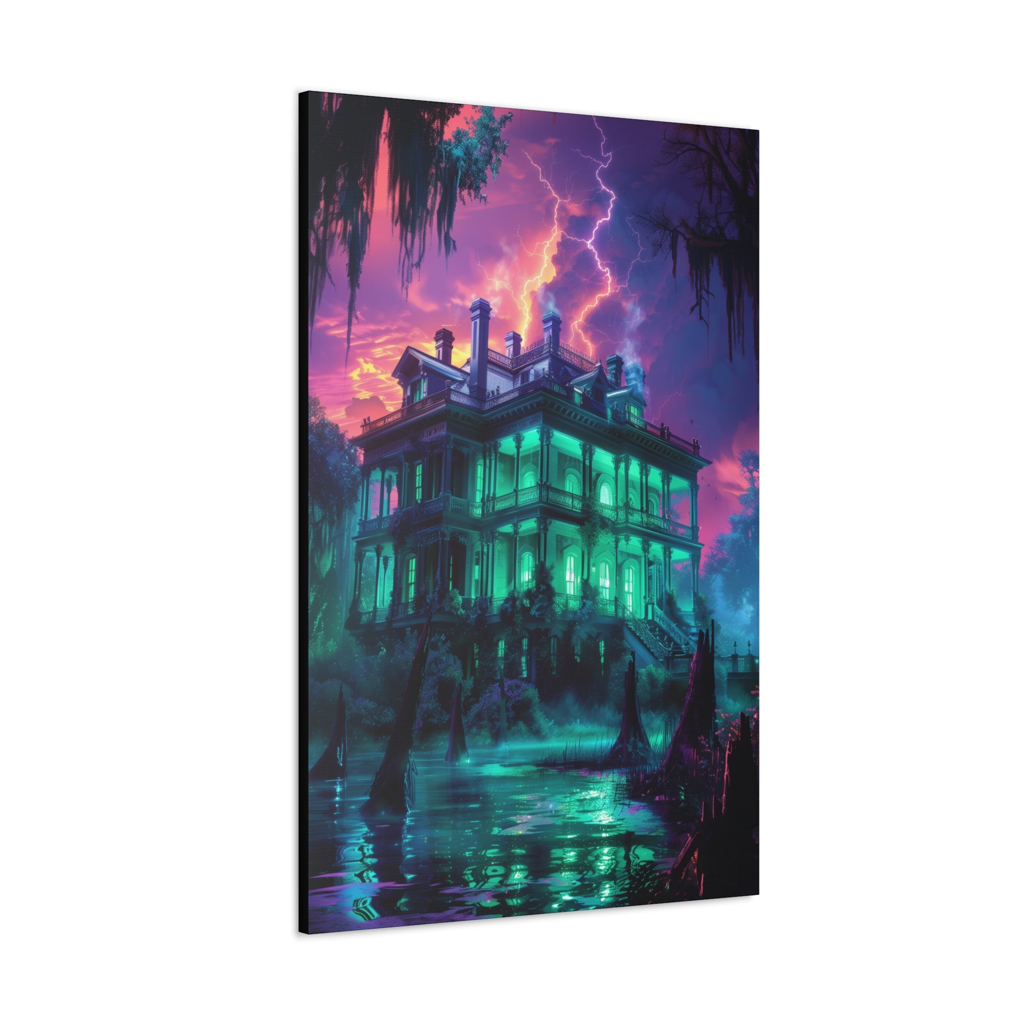 The Haunted Swamp Canvas Print