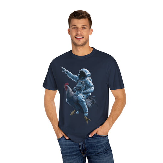 Chicken Run Astronaut Mens WUNDERLAND Short Sleeve Tee